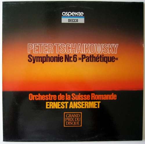Cover Peter Tschaikowsky*, Orchestre De La Suisse Romande*, Ernest Ansermet - Symphonie Nr. 6 »Pathétique«  (LP, RE) Schallplatten Ankauf