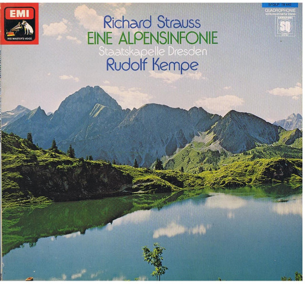 Cover Staatskapelle Dresden, Rudolf Kempe, Richard Strauss - Eine Alpensinfonie (LP, Quad, Club) Schallplatten Ankauf