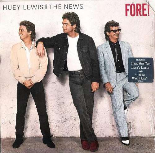 Cover Huey Lewis And The News* - Fore! (LP, Album, Car) Schallplatten Ankauf