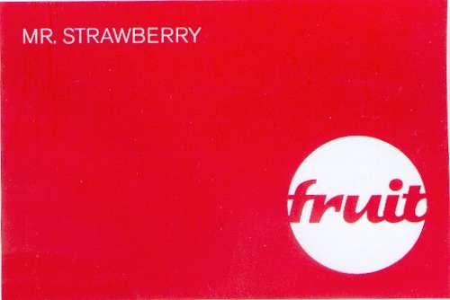 Cover Fruit (4) - Mr. Strawberry (12, Promo) Schallplatten Ankauf