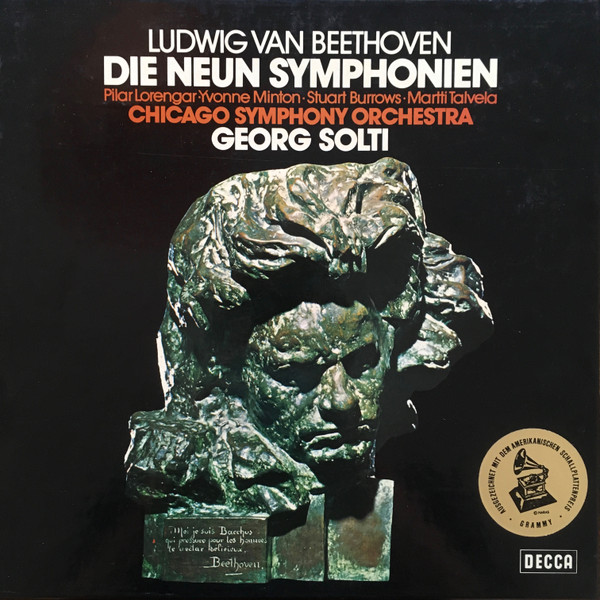 Cover Ludwig Van Beethoven - Chicago Symphony Orchestra*, Georg Solti - Die Neun Symphonien (9xLP, Comp + Box) Schallplatten Ankauf