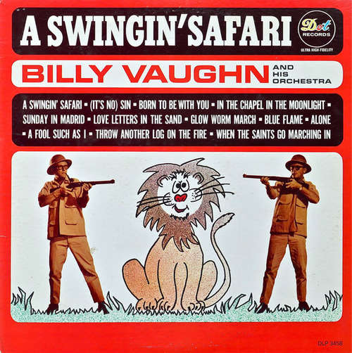 Cover Billy Vaughn And His Orchestra - A Swingin' Safari (LP, Album, Mono) Schallplatten Ankauf