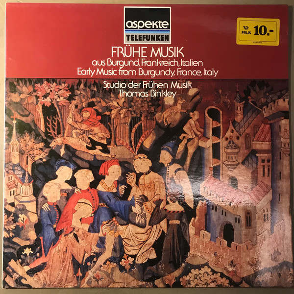 Cover Studio Der Frühen Musik - Frühe Musik  - Early Music In Italy, France And Burgundy (LP, Alt) Schallplatten Ankauf