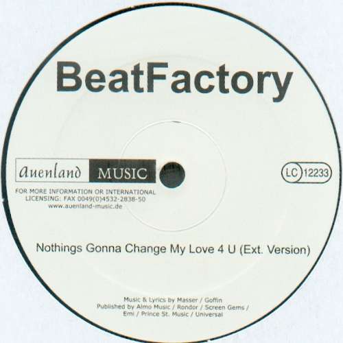 Cover BeatFactory* - Nothings Gonna Change My Love 4 U (12) Schallplatten Ankauf