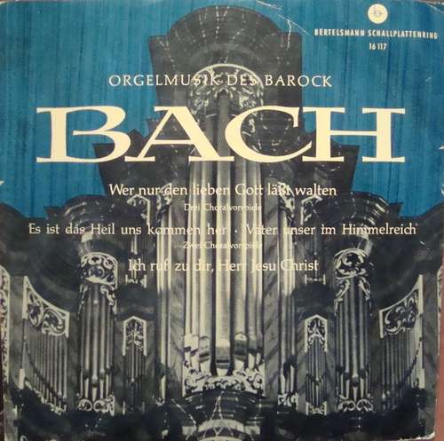 Cover Eduard Büchsel - Orgelmusik Des Barock - Bach (7, EP) Schallplatten Ankauf