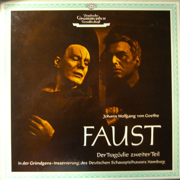 Cover Johann Wolfgang von Goethe - Faust  · Der Tragödie Zweiter Teil (3xLP, RE + Box) Schallplatten Ankauf