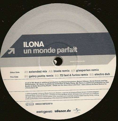Cover Un Monde Parfait Schallplatten Ankauf