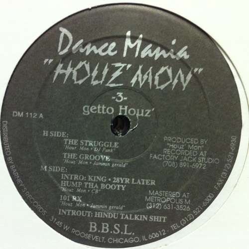 Cover Houz' Mon -3- Getto Houz' Schallplatten Ankauf