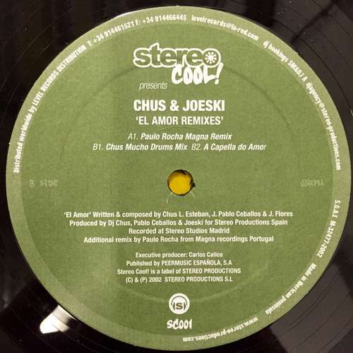 Cover Joeski & Chus - El Amor (Remixes) (12) Schallplatten Ankauf