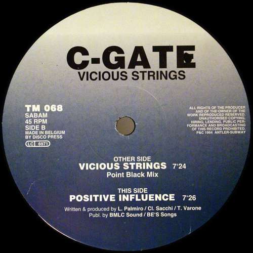 Cover C-Gate - Vicious Strings (12) Schallplatten Ankauf