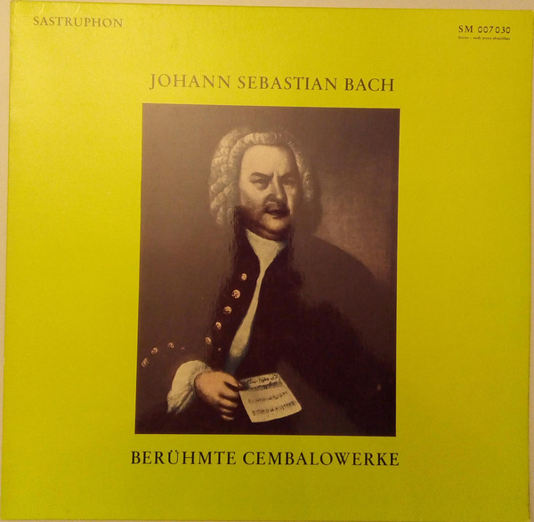 Cover Johann Sebastian Bach - Eberhard Kraus - Berühmte Cembalowerke (LP, Album) Schallplatten Ankauf