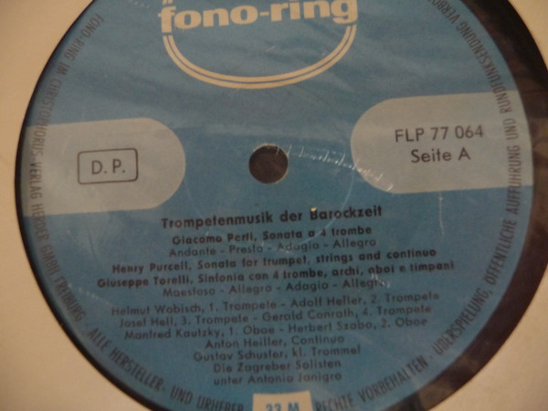 Bild Die Zagreber Solisten* - Trompetenmusik Der Barockzeit (10, Mono) Schallplatten Ankauf