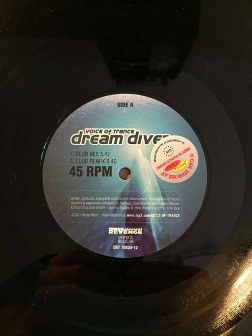 Cover Voice Of Trance - Dream Diver (12) Schallplatten Ankauf