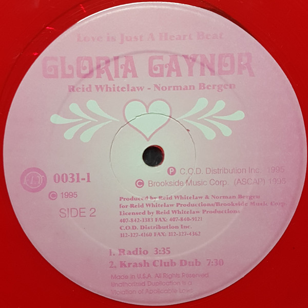 Cover Gloria Gaynor - Love Is Just A Heart Beat (12, Tra) Schallplatten Ankauf
