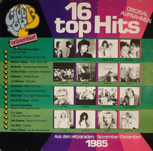 Cover Various - 16 Top Hits - Aus Den Hitparaden: November / Dezember 1985 (LP, Comp) Schallplatten Ankauf