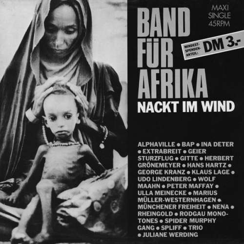 Cover Band Für Afrika - Nackt Im Wind (12, Maxi) Schallplatten Ankauf