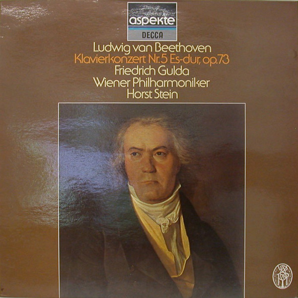 Cover Ludwig van Beethoven, Wiener Philharmoniker, Horst Stein, Friedrich Gulda - Klavierkonzert Nr. 5 Es-dur, Op. 73 (LP, RE) Schallplatten Ankauf