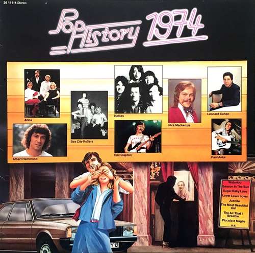 Cover Various - Pop-History 1974 (LP, Comp) Schallplatten Ankauf