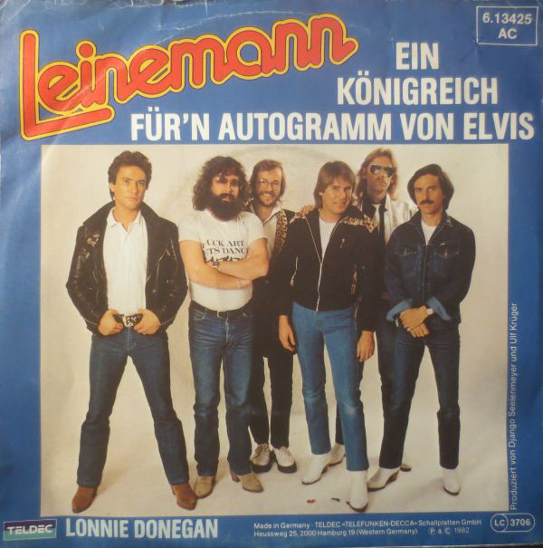 Cover Leinemann - Ein Königreich Für'n Autogramm Von Elvis (7, Single, Promo) Schallplatten Ankauf