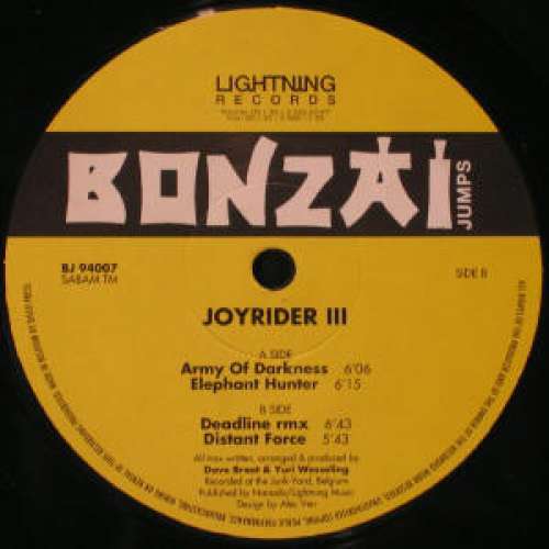 Cover Joyrider - III (12) Schallplatten Ankauf