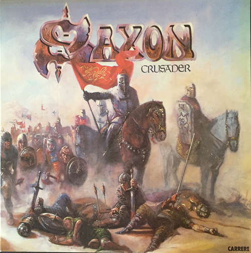 Cover Saxon - Crusader (LP, Album, Gat) Schallplatten Ankauf