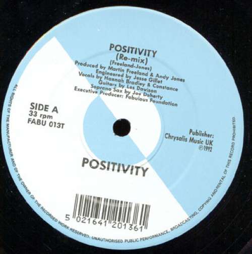 Cover Positivity (3) - Positivity (12) Schallplatten Ankauf