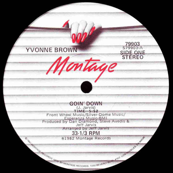 Cover Yvonne Brown - Goin' Down / King Of The Groove (12) Schallplatten Ankauf