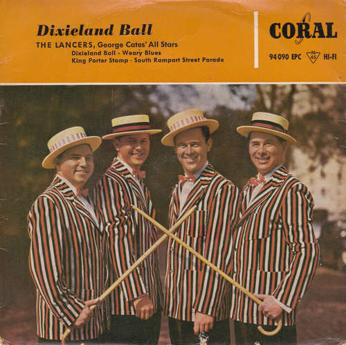 Cover The Lancers (4), George Cates' All Stars* - Dixieland Ball (7, EP) Schallplatten Ankauf