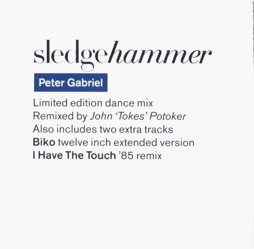 Cover Peter Gabriel - Sledgehammer (Limited Edition Dance Mix) (12, Single, Ltd) Schallplatten Ankauf