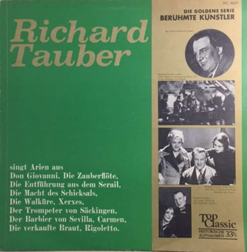 Cover Richard Tauber - Richard Tauber Singt Arien (LP, Comp) Schallplatten Ankauf