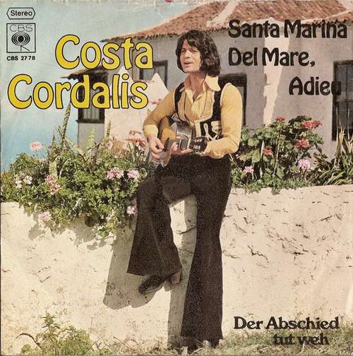 Cover Costa Cordalis - Santa Marina Del Mare, Adieu (7, Single) Schallplatten Ankauf
