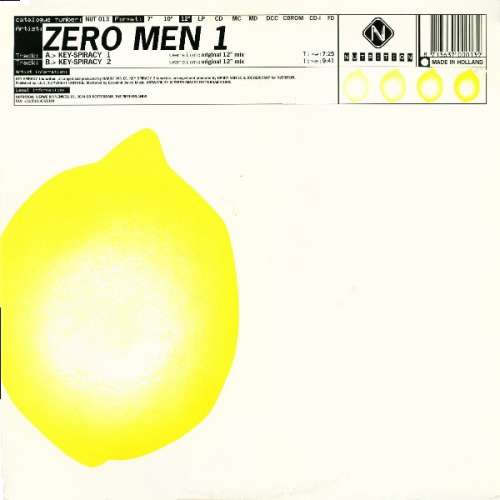 Cover Zero Men 1* - Key-Spiracy (12) Schallplatten Ankauf