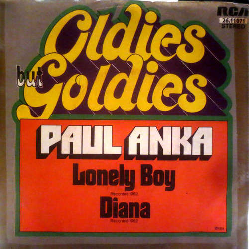 Cover Paul Anka - Lonely Boy / Diana (7, Single) Schallplatten Ankauf