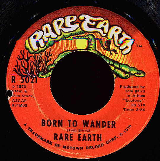 Cover Rare Earth - Born To Wander  (7, Single, Ame) Schallplatten Ankauf