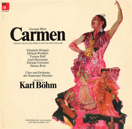 Cover Georges Bizet, Chor* Und Orchester Der Staatsoper Dresden*, Karl Böhm - Carmen (Höhepunkte Der Oper In Deutscher Sprache) (LP) Schallplatten Ankauf