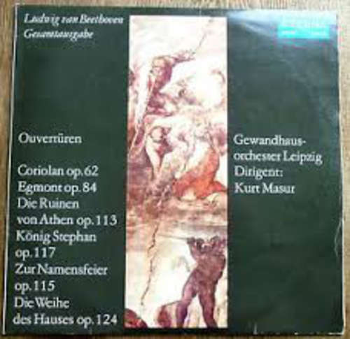 Cover Ludwig van Beethoven, Gewandhausorchester Leipzig, Kurt Masur - Ouvertüren (LP) Schallplatten Ankauf
