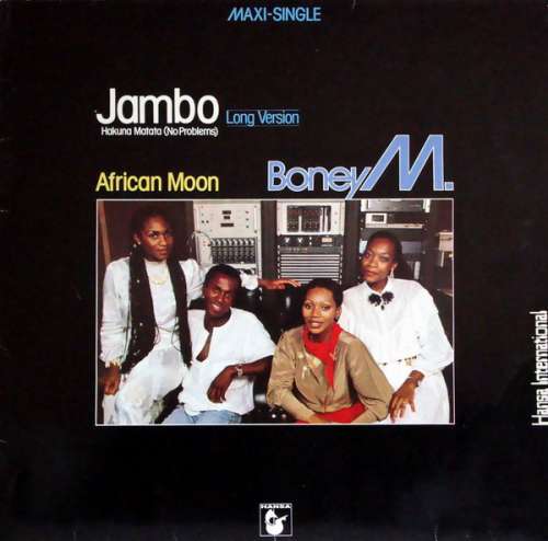 Cover Boney M. - Jambo - Hakuna Matata (No Problems) (Long Version) / African Moon (12, Maxi) Schallplatten Ankauf