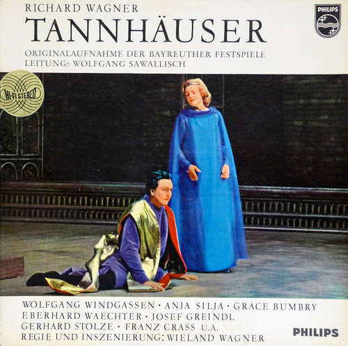 Cover Richard Wagner - Wolfgang Sawallisch - Tannhäuser (Originalaufnahme Der Bayreuther Festspiele) (LP) Schallplatten Ankauf