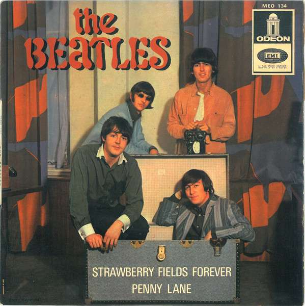 Cover The Beatles - Strawberry Fields Forever / Penny Lane (7, EP) Schallplatten Ankauf