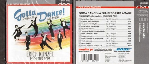 Cover Erich Kunzel - Gotta Dance - A Tribute To Fred Astaire (CD, Comp) Schallplatten Ankauf