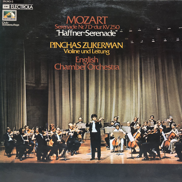 Cover Mozart*, Pinchas Zukerman, English Chamber Orchestra - Serenade Nr.7 D-Dur KV 250 Haffner-Serenade (LP, Album, Club) Schallplatten Ankauf