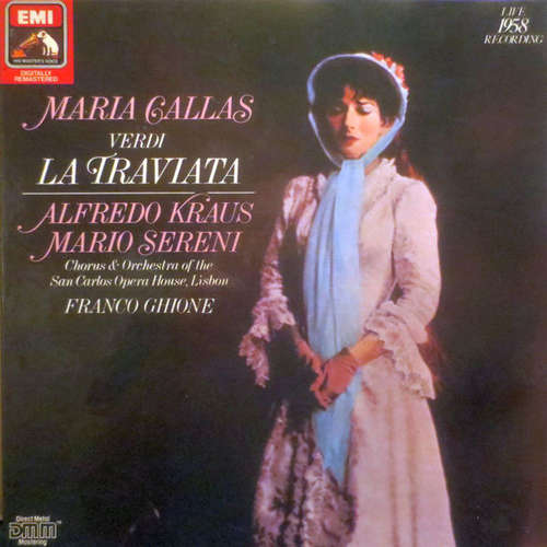 Cover Giuseppe Verdi, Maria Callas, Franco Ghione - La Traviata (2xLP, Mono, RM, Box) Schallplatten Ankauf