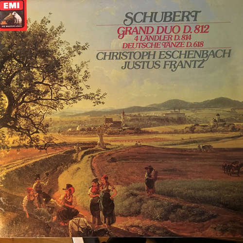 Cover Christoph Eschenbach, Justus Frantz, Franz Schubert - Grand Duo D.812, 4 Ländler D.814, Deutsche Tänze D.618 (LP) Schallplatten Ankauf