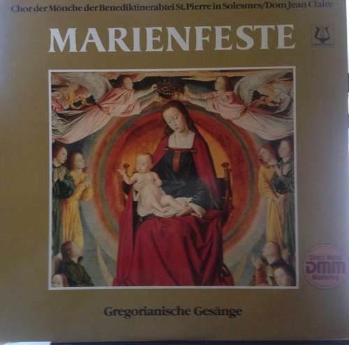 Cover Chor Der Mönche Der Beniktinerabtei St. Pierre In Solesmes*, Dom Jean Claire - Marienfeste (Gregorianische Gesänge) (LP) Schallplatten Ankauf