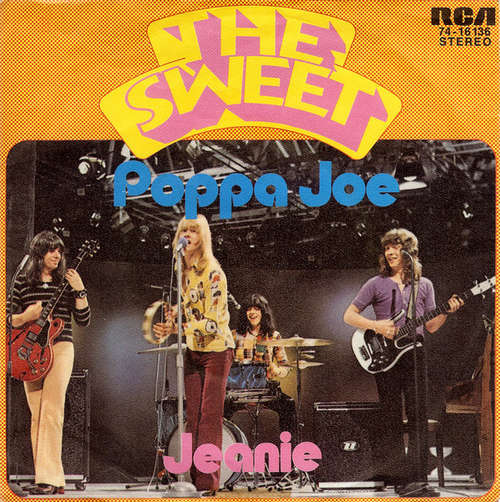 Cover The Sweet - Poppa Joe / Jeanie (7, Single, Lin) Schallplatten Ankauf