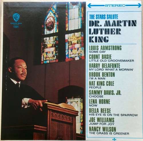 Cover Various - The Stars Salute Dr. Martin Luther King (LP, Comp, Ter) Schallplatten Ankauf