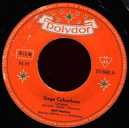 Cover Ralf Paulsen - Singe Colombino (7, Single) Schallplatten Ankauf