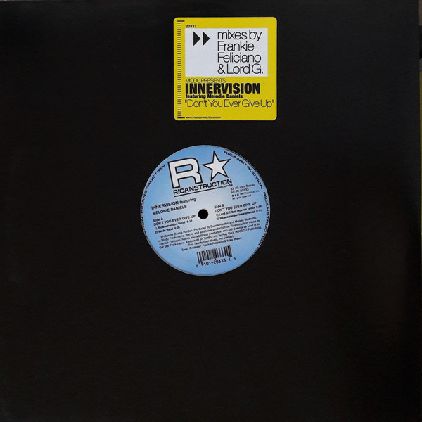 Bild Modu Presents Innervision (4) Featuring Melonie Daniels - Don't You Ever Give Up (12) Schallplatten Ankauf