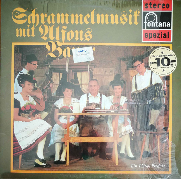 Cover Alfons Bauer - Schrammelmusik Mit Alfons Bauer (LP) Schallplatten Ankauf