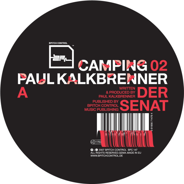 Cover Paul Kalkbrenner / Zander VT - Camping 02 (12) Schallplatten Ankauf